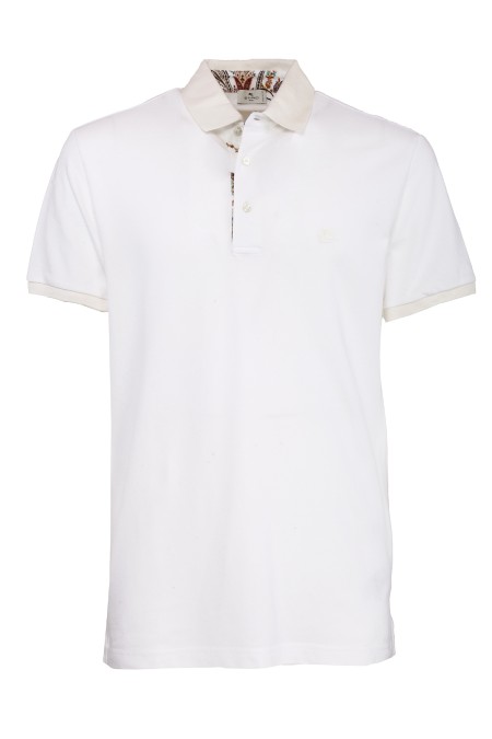 Shop ETRO Saldi Polo: Etro polo con logo.
Polo realizzata in piquet di cotone, impreziosita con Pegaso e logo ETRO ricamati ton-sur-ton sul petto.
L'interno del colletto e della chiusura sono rifiniti con stampa Paisley.
100% cotone.
Vestibilità regular.
Fabbricato in Italia.. MRMD0005 AC174-W0800